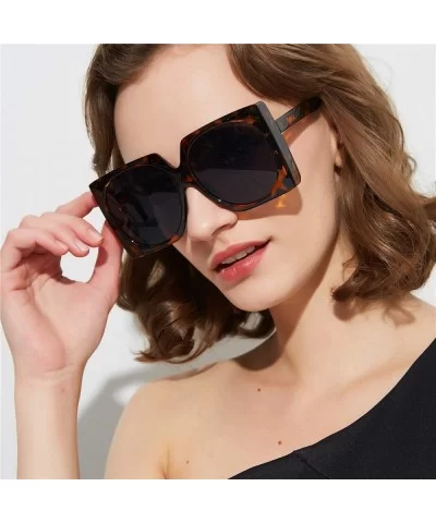 Men Nearsighted Square Polarized Sunglasses Women Retro Myopic Oversized Sun Glasses Optical Goggle - CB18YOWXOOX $37.65 Square