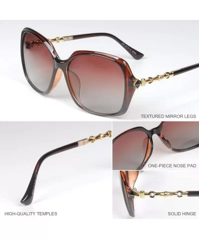 Oversized Sunglasses for Women Vintage Women Designer Sunglasses UV Protection Polarized Square Sunglasses - CT18WDS6AIS $16....