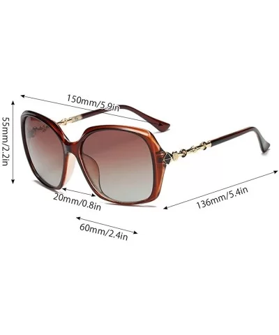 Oversized Sunglasses for Women Vintage Women Designer Sunglasses UV Protection Polarized Square Sunglasses - CT18WDS6AIS $16....