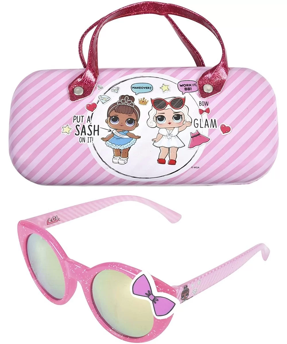 Kids Sunglasses for Girls- Toddler Sunglasses with Kids Glasses Case - (V3) - CZ18OCR9DZ7 $22.65 Shield