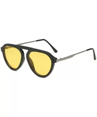 Women's Fashion Big Width Sunglasses Integrated Sexy Vintage Glasses - A - CN18XS5LQUK $9.37 Goggle