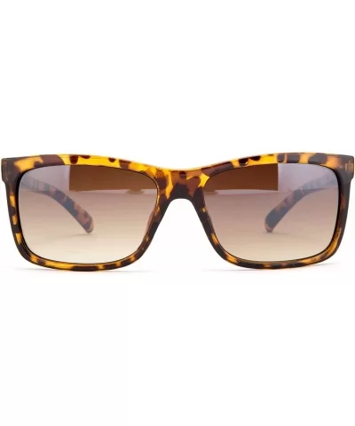 Men's Fashion Thin Temple Sunglasses - Tortoise - C611KTD327D $11.27 Square