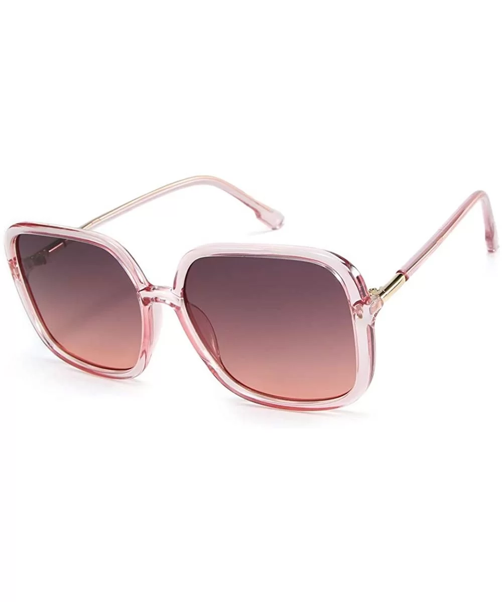 Women Fashion Street Photography Trend Sunglasses for Girls Selfy Sun Glasses 083 - Pink - CE18AN3HA6A $11.65 Aviator