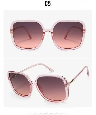 Women Fashion Street Photography Trend Sunglasses for Girls Selfy Sun Glasses 083 - Pink - CE18AN3HA6A $11.65 Aviator