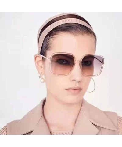 Women Fashion Street Photography Trend Sunglasses for Girls Selfy Sun Glasses 083 - Pink - CE18AN3HA6A $11.65 Aviator