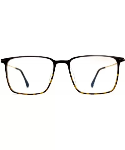 Eyeglasses 8115 Classic Square - for Womens-Mens 100% UV PROTECTION - Brown-leopard - CU192TEZWD3 $49.10 Square