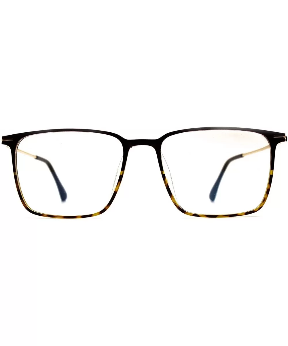 Eyeglasses 8115 Classic Square - for Womens-Mens 100% UV PROTECTION - Brown-leopard - CU192TEZWD3 $49.10 Square