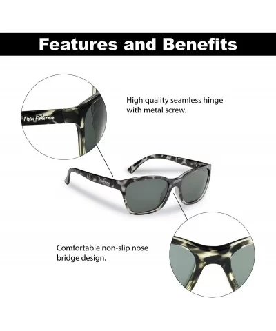 Ripple Polarized Sunglasses- Black Fade Frame - Black Fade Frames/Smoke Lenses - CR18IIHDH2M $30.07 Sport