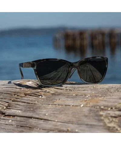 Ripple Polarized Sunglasses- Black Fade Frame - Black Fade Frames/Smoke Lenses - CR18IIHDH2M $30.07 Sport