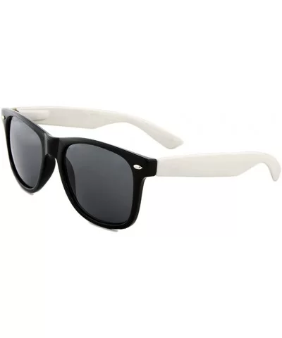 Retro Vintge Sunglasses for Women Men UV Protection Lens Black & White Frame - CV11963ABVV $11.77 Aviator