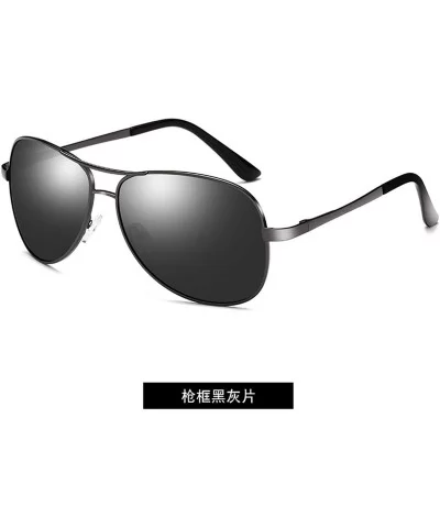 New Retro Polygon Oversized Polarized Discolored Sunglasses Men Sun Glasses Vintage Metal Frame Eyewear UV400 - 2 - CS198ZZMG...