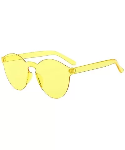 Unisex Fashion Candy Colors Round Outdoor Sunglasses Sunglasses - C3199S69O8T $29.32 Round