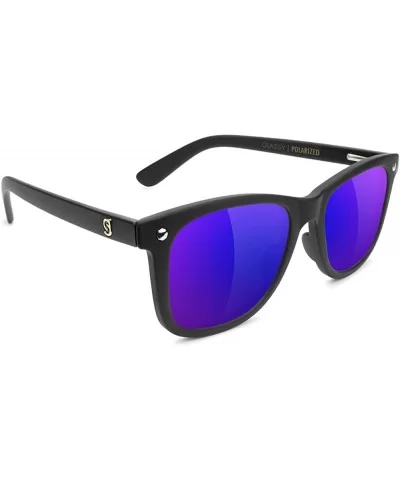 Mikemo Premium Polarized Sunglasses 100% UV Protected - Matte Black - CM188HQCRMT $61.89 Wayfarer