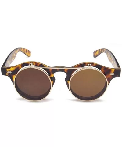 Circular sunglasses Reflecting circular sunglasses Punk Sunglasses - C - CY18QNC6KAG $54.33 Aviator