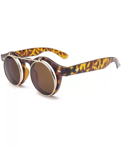 Circular sunglasses Reflecting circular sunglasses Punk Sunglasses - C - CY18QNC6KAG $54.33 Aviator