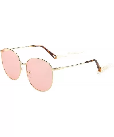 Fashion Ladies Retro Toad Eye Classic Women Sunglasses Tinted Color Lens Big Metal Frame Popular Sun Glasses - CY198ZRKNK2 $5...