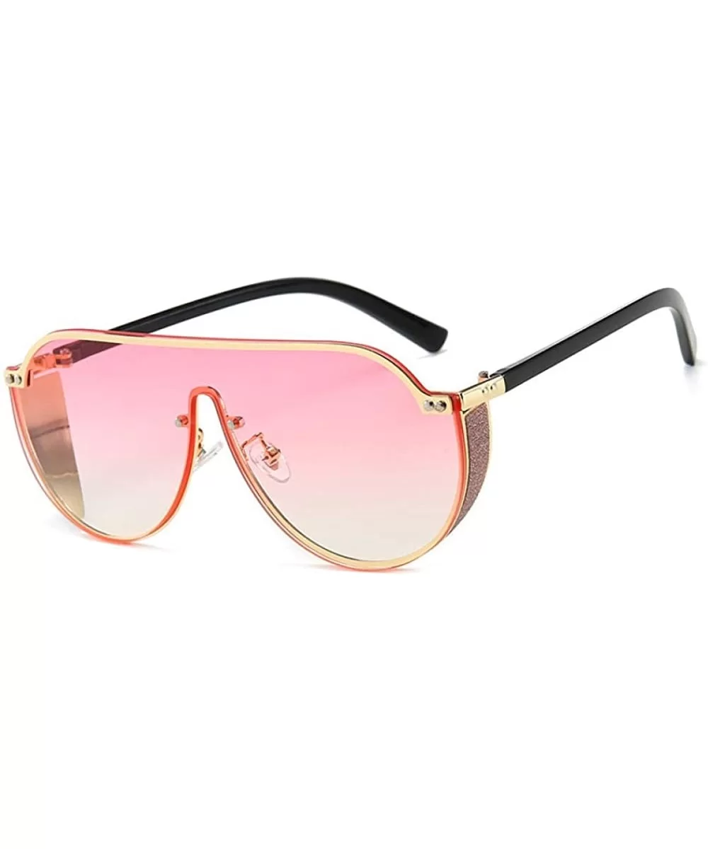 Sunglasses Color Film Big Box One Piece Ladies Ocean Piece Glasses Men Sunglasses Sunglasses Windshield - C918X98IZCZ $76.47 ...