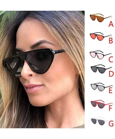 Unisex Fashion Sunglasses-Retro Eyewear Vintage Eye Radiation Protection - Hot Pink - CF18OA5R5OU $10.42 Rectangular