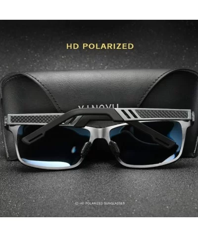 Vintage Men Polarized Sunglasses Metal Framework Sun Glasses Gift for Friends - 5 - C8199QKED39 $25.14 Sport