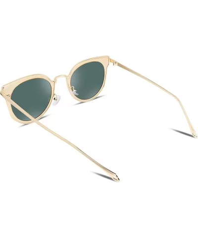 Fashion Cateye Sunglasses Women Cat eye Ladies Sun glasses UV400 Metal Frame B2256 - Yellow - CC18SO5SSYQ $17.54 Cat Eye