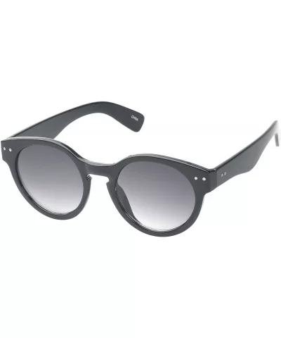 'Reidsville' Round Fashion Sunglasses - Black - CC11G3L6MX1 $10.35 Round