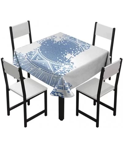 Geometric Square Tablecloth Triangle Gradient - Color12 - CA197RICOHE $71.15 Square