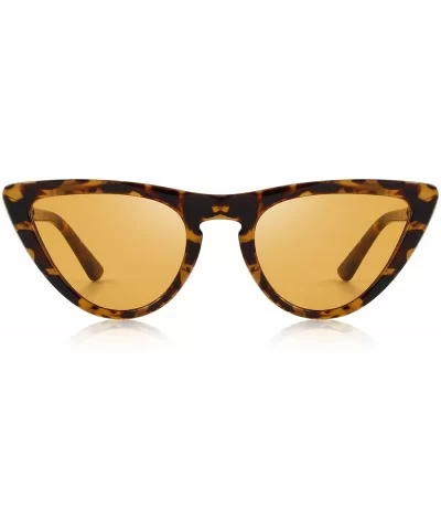 Women Cat Eye Sunglasses Brand Designer Sunglasses S6319 - Yellow Lens - CD18987I4Z4 $15.56 Cat Eye