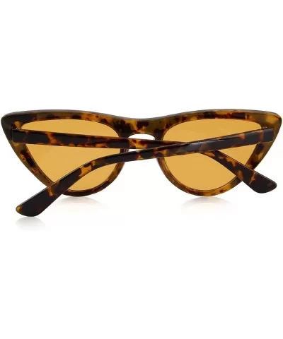 Women Cat Eye Sunglasses Brand Designer Sunglasses S6319 - Yellow Lens - CD18987I4Z4 $15.56 Cat Eye