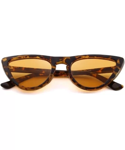 Women Cat Eye Sunglasses Brand Designer Sunglasses S6319 - Yellow Lens - CD18987I4Z4 $15.56 Cat Eye