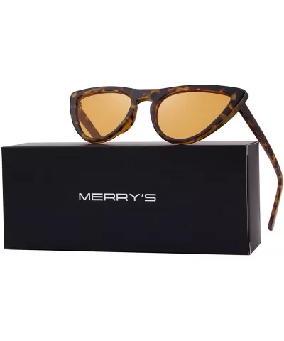 Women Cat Eye Sunglasses Brand Designer Sunglasses S6319 - Yellow Lens - CD18987I4Z4 $15.56 Cat Eye