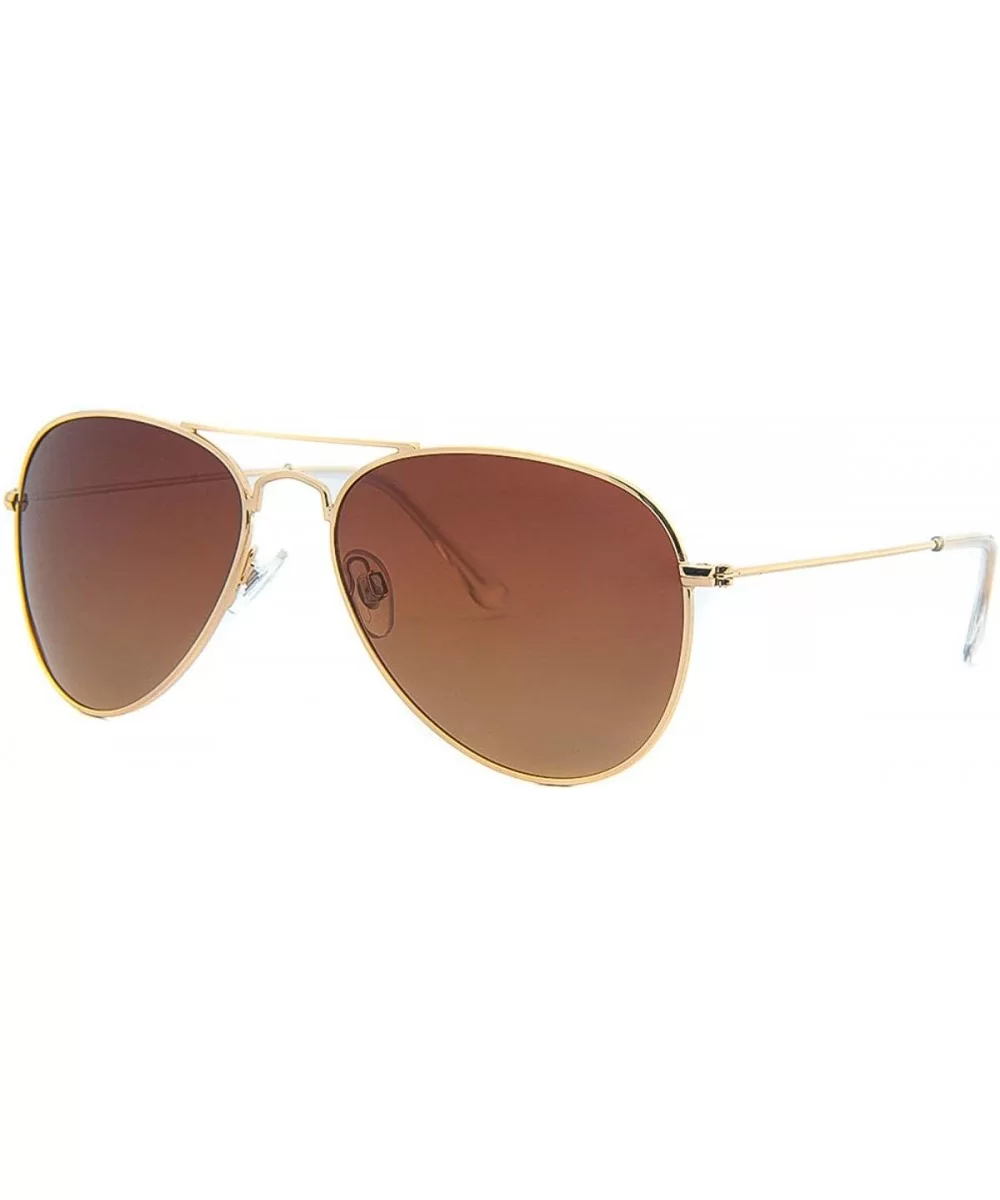 Classic Aviator Sunglasses for Women Men UV400 Lens Stainless Steel Frame Glasses Lightweight - CU189SHHEDZ $18.07 Oversized