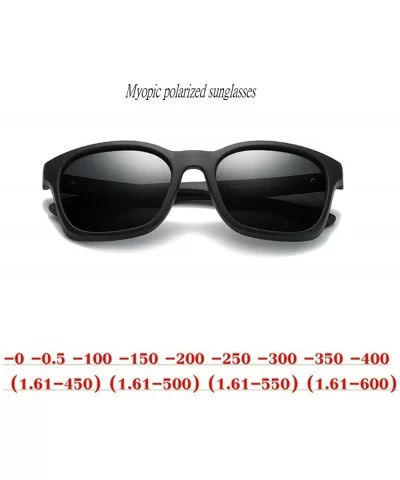 New Sunglasses Men's Outdoor Sports Polarizer Myopic sunglasses Ultralight Square Nearsighted polarized glasses - CD18YU8QHXO...