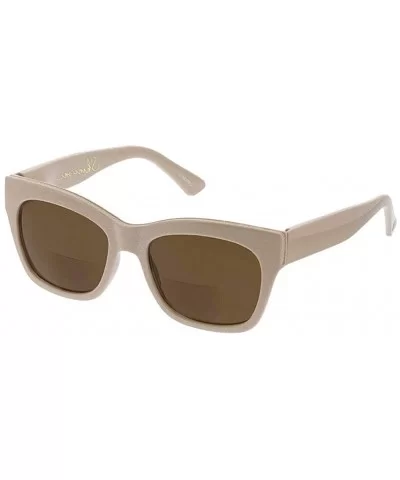 Women's Shine On Square Hideaway Bifocal Sunglasses - Taupe - 53 mm + 2.5 - C018OIDTOK0 $37.12 Square