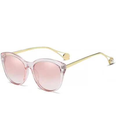 Women Sunglasses Retro Black Drive Holiday Oval Non-Polarized UV400 - Pink - C718R835XYA $11.15 Oval
