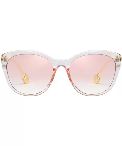 Women Sunglasses Retro Black Drive Holiday Oval Non-Polarized UV400 - Pink - C718R835XYA $11.15 Oval