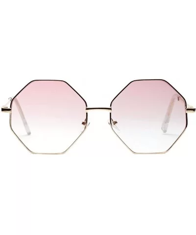 Women Vintage Eye Sunglasses Retro Eyewear Fashion Radiation Protection - B - C718TIUWNGS $8.64 Round