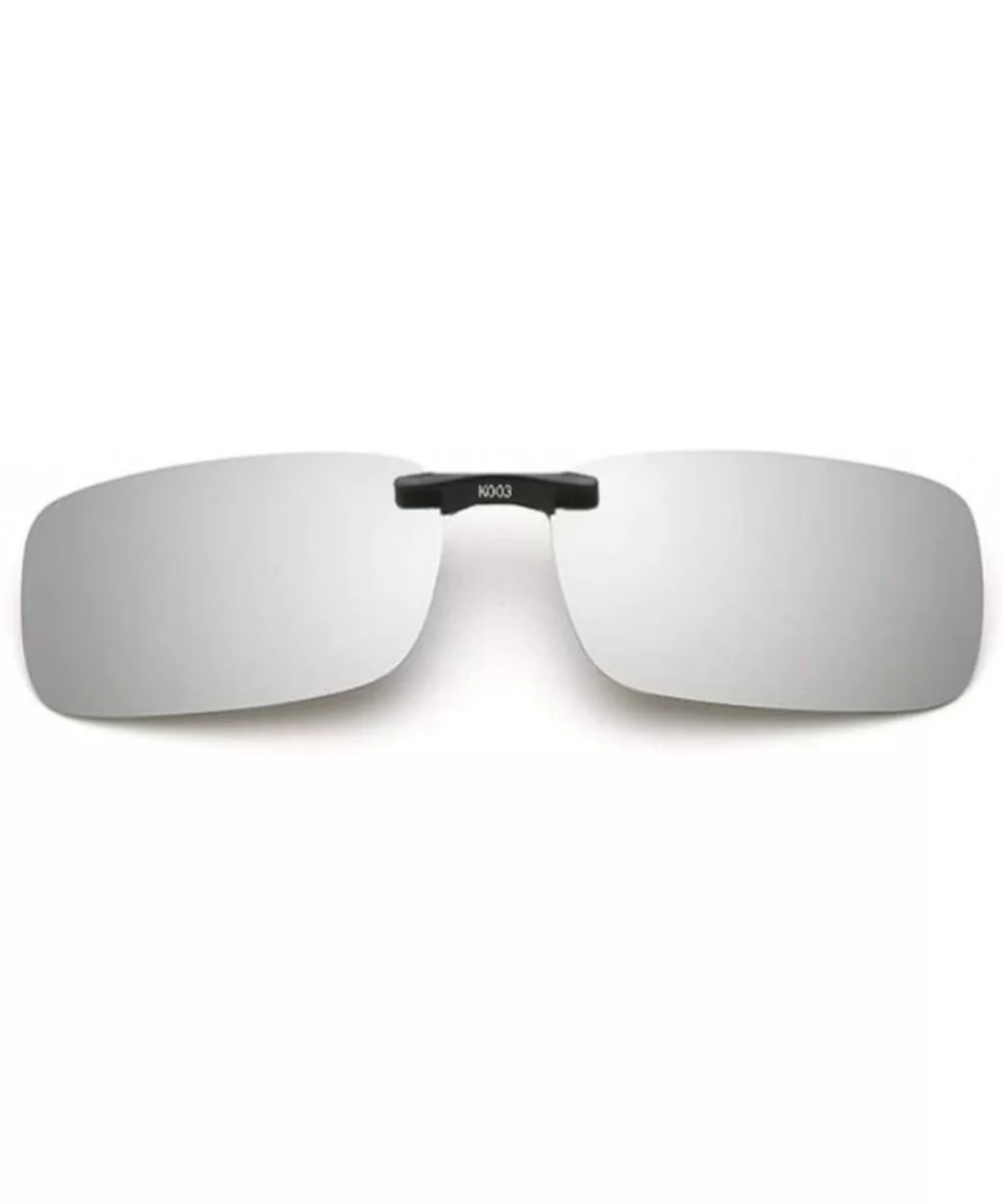 Polarized Glasses Sunglasses Eyeglasses Accessories - Silver - CL194W77TO2 $10.77 Sport