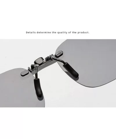 Polarized Glasses Sunglasses Eyeglasses Accessories - Silver - CL194W77TO2 $10.77 Sport