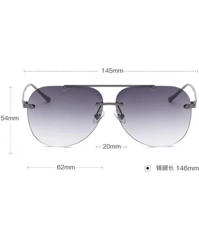 Sunshades Personality Aviator Sunglasses Ms. Sunglasses Ocean Piece Casual Fashion Sunglasses (Color E) - E - CL199MU8U6S $65...