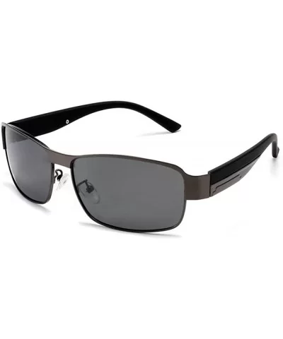 Polarized Sunglasses Classic Interior Coated Men'S Sunglasses Driving Mirror Glasses - CI18X7LLKGO $77.37 Rimless