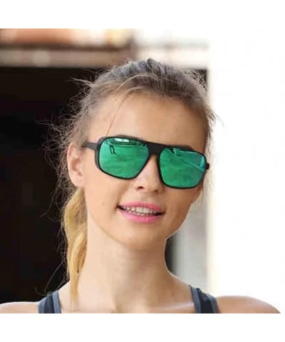 Men Women Polarized Coating Sunglasses Men Goggles Night Vision Driving Sun Glasses UV400 - Blackgreen - CW199OI0X56 $17.62 G...