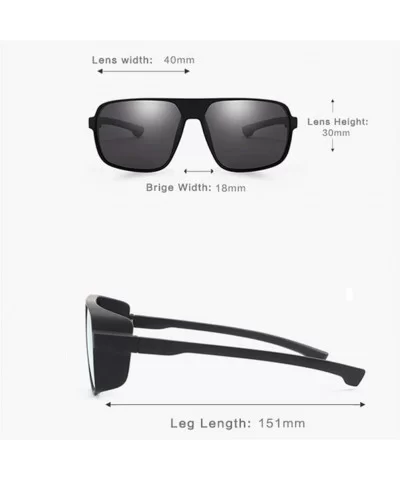 Men Women Polarized Coating Sunglasses Men Goggles Night Vision Driving Sun Glasses UV400 - Blackgreen - CW199OI0X56 $17.62 G...