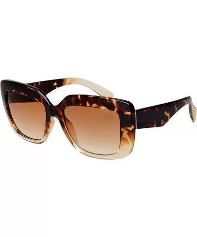 Tribeca Oversized Womens Sunglasses Designer Fashion - Tortoise - C3194RSR9CL $61.54 Oversized