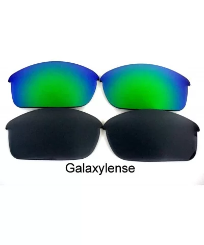 Replacement Lenses Flak Jacket Black&Blue&Green Color 3 Pairs-FREE S&H. - Black&green - CV129XZ3KTR $22.22 Oversized