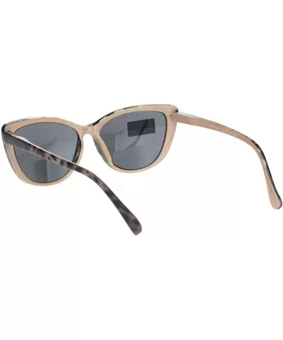 Bifocal Reading Sunglasses Small Magnified Square Womens Cateye Spring Hinge - Tortoise Beige - CR18TRHX50W $14.11 Square