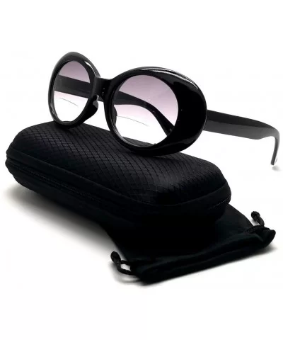 Celebrity Bifocal Reading Glasses Sunglasses - Black - CB18YMNTNMS $17.23 Oval