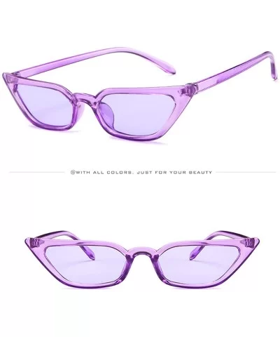 Mirrored Fashion Sunglasses Colored Festival - Purple - CG199I690M0 $23.53 Oversized