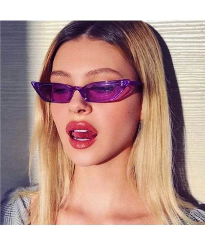 Mirrored Fashion Sunglasses Colored Festival - Purple - CG199I690M0 $23.53 Oversized