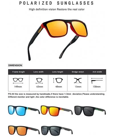 Polarised Protection Sunglasses Fishing Running - Color 1 - CU18TQSOSU3 $12.28 Oversized