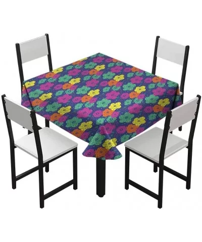 Oil Proof Tablecloth Different Beautiful Pattern Multicolor - Color04 - CP197RLSISR $81.34 Rectangular